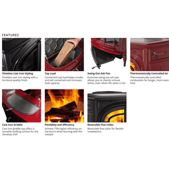 Vermont Castings Encore Wood Burning Stove w/ 30% Tax Credit Eligibility