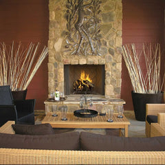 Superior 42-Inch WRE6042 30-Inch Tall Opening Outdoor Masonry Wood Burning Fireplace
